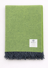 McNutt Reversible Pure Wool Blanket | Meadow Green