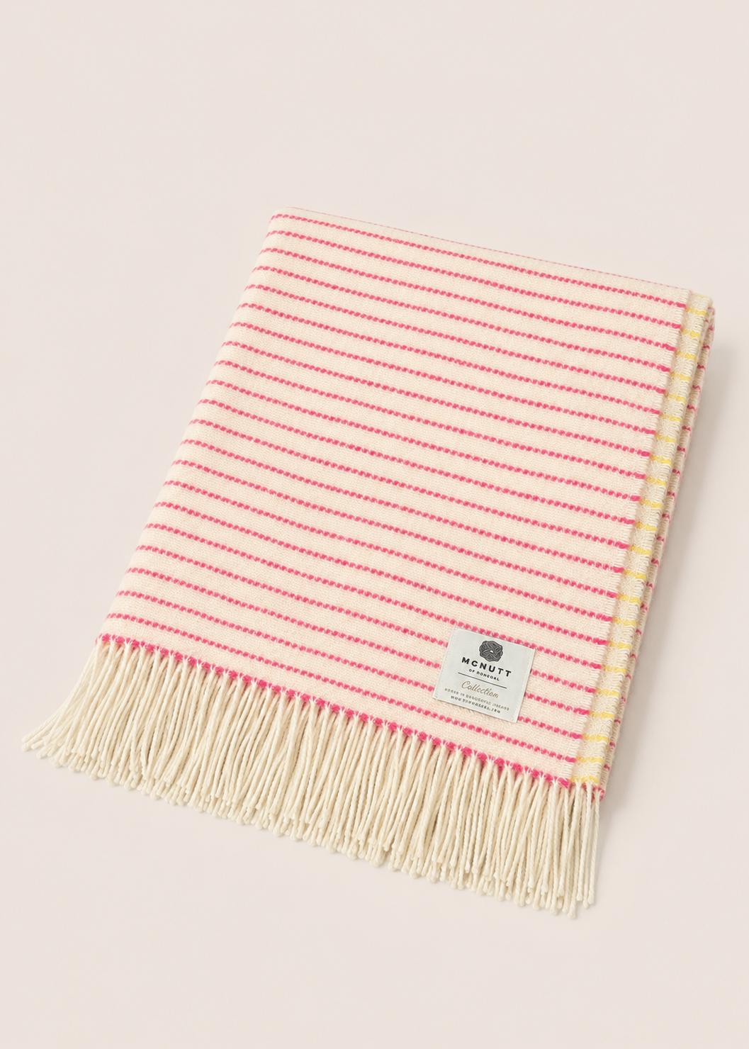 McNutt of Donegal Pure Wool Throw | Kiss — Clearance