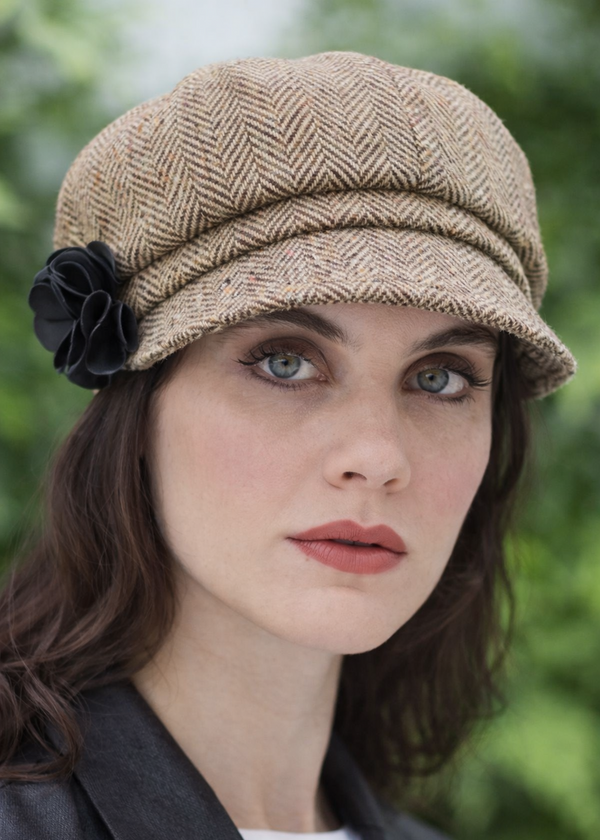 Chapeau gavroche marron Mucros