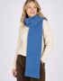 Luxe Ribbed Cashmere Merino Scarf | Marina