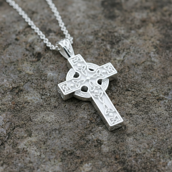 Sterling Silver Heavy Celtic Cross