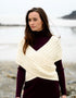 Aran Crossover Wrap | Natural