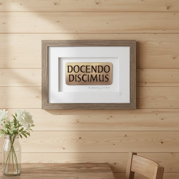 Docendo discimus – By teaching we learn