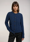 Ladies Aran Cardigan | Black Watch
