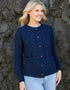 Ladies Aran Cardigan | Black Watch