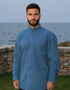 Civilian Men's Grandfather Shirt | Ink Blue