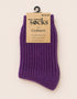 West of Ireland Cashmere Socks | Purple