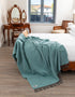 John Hanly Oversized Cashmere Throw - Duck Egg