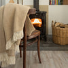 John Hanly Oversized Cashmere Throw - Beige
