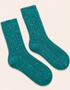 Dreifarbige Socken aus 100 % Merinowolle | Burgunderrot