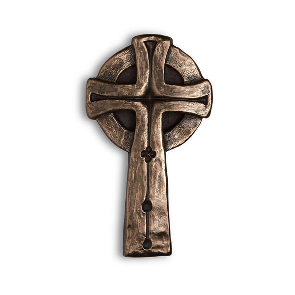 Bronze Glendalough Celtic Cross | Wall Plaque