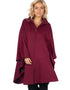 Jimmy Hourihan Claret Zippered Cape