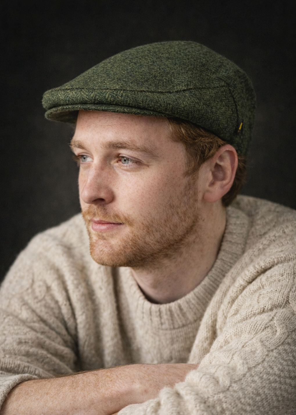 Green Flat Cap | 100% Pure New Wool | Irish Made