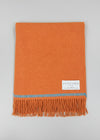Foxford Lambswool Throw | Dara - Clementine