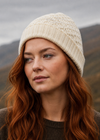Aran-Merinowollmütze – Natur