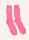 Wild Donegal Cashmere Blend Socks | Pink | Luxury Irish Knitwear
