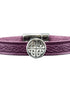 Knot Celtic Cuff Leather Bracelet | Maroon