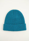 Aran Donegal Fleck Wool Hat - Turquoise