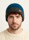 Erin Charcoal Rib Pullon Hat | Blue Charcoal