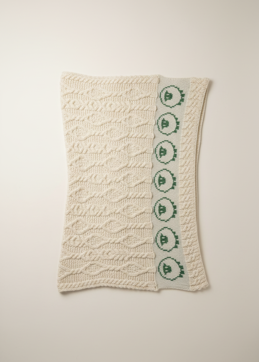 Kids Merino Wool Aran Sheep Blanket