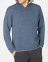 IrelandsEye Men's Zip Sweater | Blue Stone