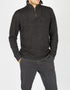 IrelandsEye Mens Zip Sweater | Charcoal