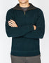 IrelandsEye Men's Zip Sweater | Pine Green - Clearance