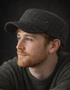 Donegal Tweed Cadet Cap - Charcoal | Authentic Irish Heritage Cap