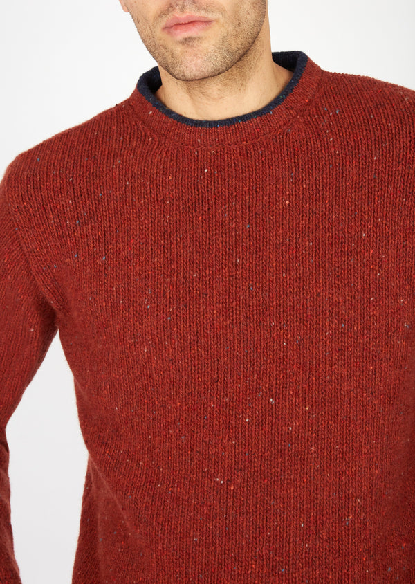IrelandsEye Men's Roundstone Sweater | Copper Marl