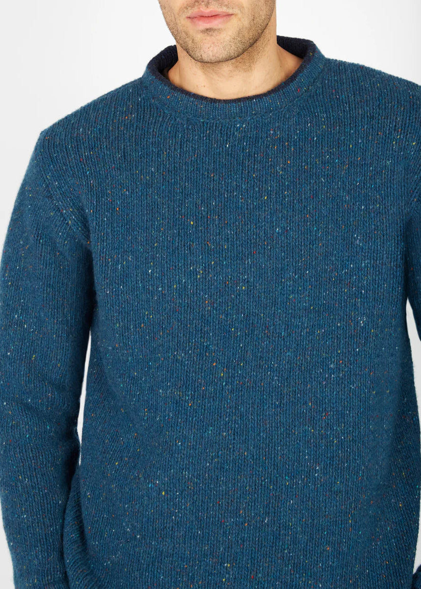 Roundstone Cashmere Blend Sweater | Men's Irish Wool Knitwear