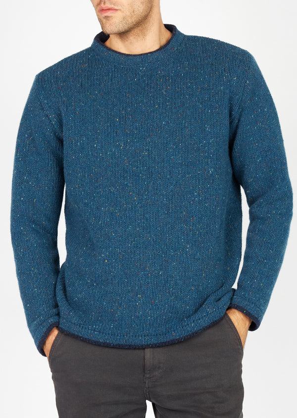 IrelandsEye Men's Roundstone Sweater | Ink Marl