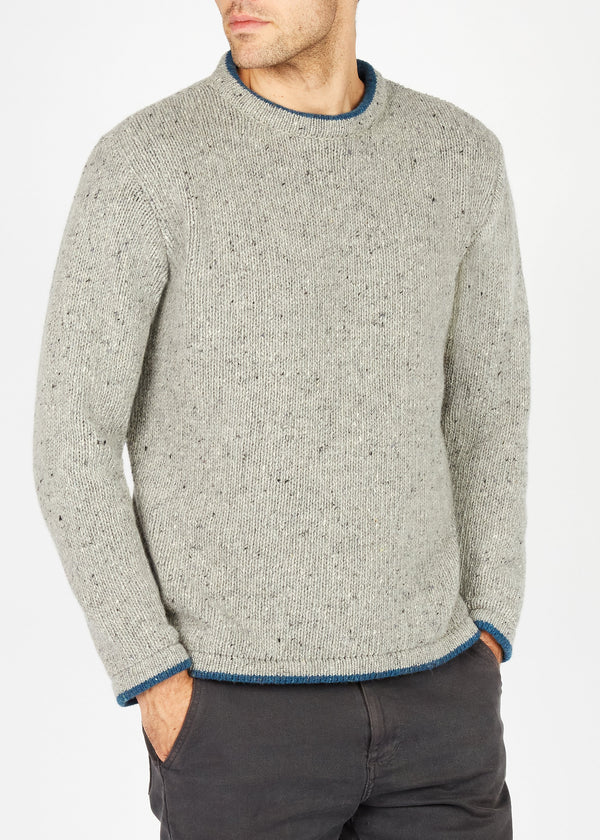 IrelandsEye Roundstone Sweater | Light Grey