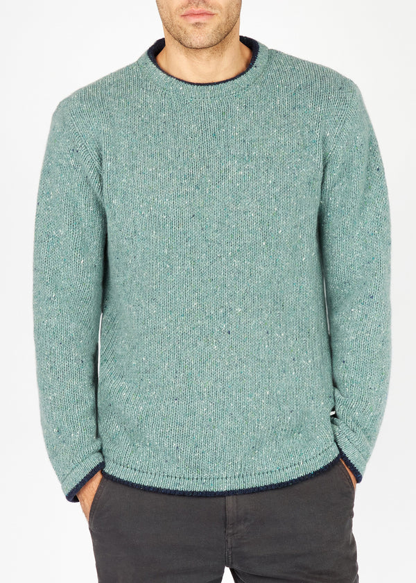 IrelandsEye Roundstone Sweater | Ocean Mist