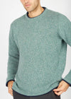 Roundstone Cashmere Blend Sweater | Ocean Mist | Irelands Eye Knitwear