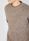 Roundstone Cashmere Blend Sweater - Rocky Ground | Irelandseye Knitwear