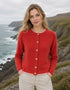 Killiney Woll-Kaschmir-Cardigan | Tandoori | Ireland's Eye Strickwaren