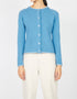 IrelandsEye Killiney Kaschmir-Mix-Cardigan | Azurblau