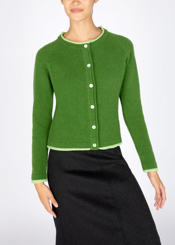 Ireland's Eye Killiney Cardigan - Wool Cashmere Blend | Meadow