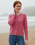 IrelandsEye Women's Killiney Cardigan | Rose Pink