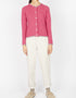 IrelandsEye Damen-Kaschmir-Cardigan „Killiney“ | Rosa