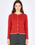 Killiney Wool Cashmere Cardigan | Tandoori | Ireland's Eye Knitwear