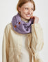 Aran Buttoned Snood | Lavender