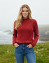 IrelandsEye Women's Trellis Aran Sweater | Chilli