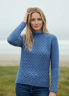 IrelandsEye Women's Trellis Aran Sweater | Marina