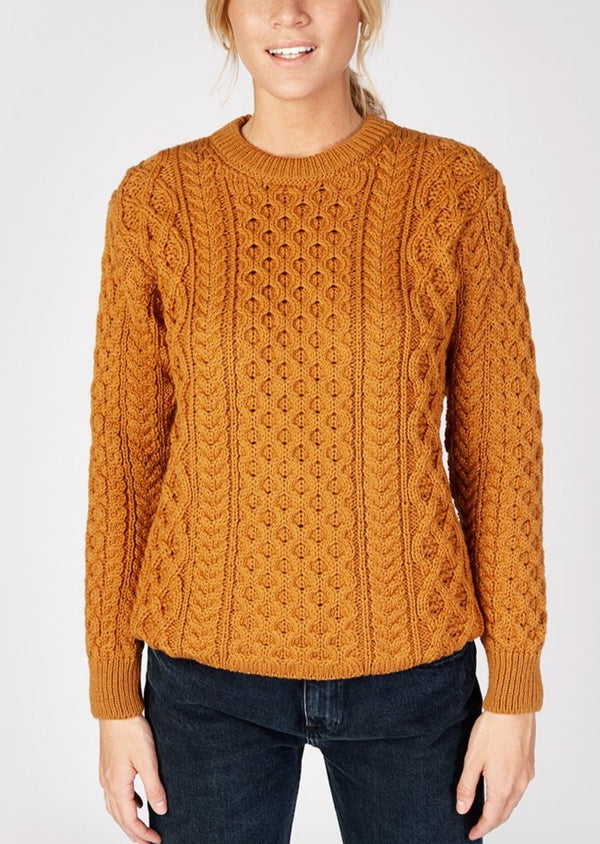 IrelandsEye Women's Aran Sweater | Clearance