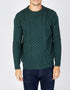IrelandsEye Aran Sweater | Green
