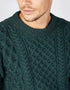 IrelandsEye Aran Sweater | Green