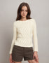 IrelandsEye Lambay Aran Sweater | Natural