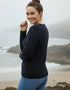 Lambay Aran Sweater | Navy