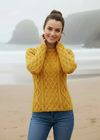 Lambay Aran Sweater | Sunflower